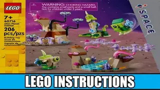 LEGO Miscellaneous 40716 Alien Planet Habitat building instructions