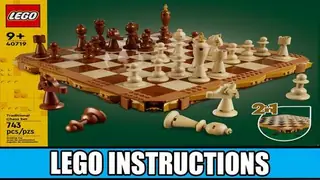 LEGO Miscellaneous 40719 Traditional Chess Set building instructions