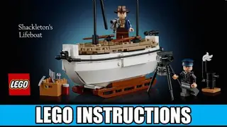 LEGO Icons 40729 Shackleton's Lifeboat building instructions