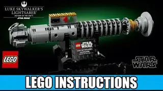 LEGO Star Wars 40730 Luke Skywalker's Lightsaber building instructions