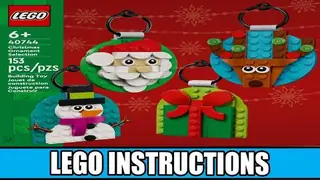 LEGO Seasonal 40744 Christmas Ornament Selection building instructions