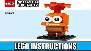 LEGO BrickHeadz 40749 Joy, Sadness & Anxiety building instructions