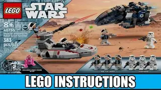 LEGO Star Wars 40755 Imperial Dropship vs. Rebel Scout Speeder building instructions