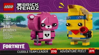 LEGO BrickHeadz 40760 Adventure Peely & Cuddle Team Leader building instructions