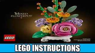 LEGO Botanicals 40762 Mixed Flowerpot building instructions