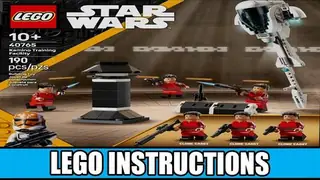 LEGO Star Wars 40765 Kamino Training Facility building instructions