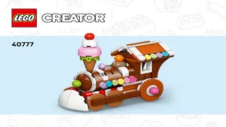 LEGO Creator 40777 Celebration Series: Gingerbread Train Ornament building instructions