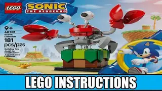 LEGO Sonic 40781 Badnik: Crabmeat building instructions
