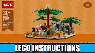 LEGO Promotional 40784 African Savanna Diorama building instructions