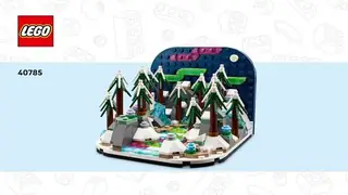 LEGO Promotional 40785 Northern Lights Diorama building instructions