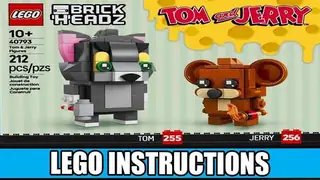 LEGO BrickHeadz 40793 Tom & Jerry Figures building instructions