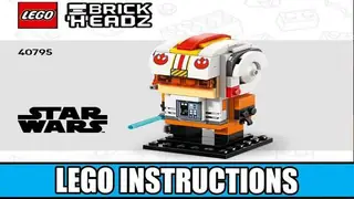 LEGO BrickHeadz 40795 Luke Skywalker (Rebel Pilot) building instructions