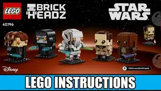 LEGO BrickHeadz 40796 Revenge of the Sith Heroes & Villains building instructions