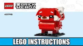 LEGO BrickHeadz 40798 Red Panda Mei building instructions