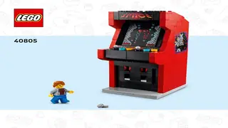 LEGO Miscellaneous 40805 Arcade Machine building instructions