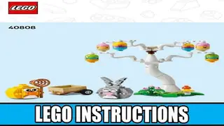 LEGO Seasonal 40808 Easter Bunny and Chick Egg Hunt building instructions