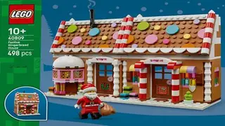 LEGO Seasonal 40809 Festive Gingerbread House building instructions