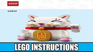 LEGO Seasonal 40813 Lucky Cat building instructions