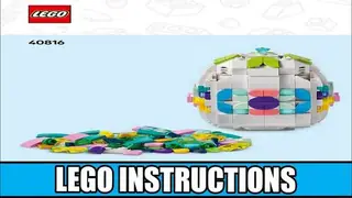 LEGO Seasonal 40816 Decorative Easter Egg building instructions