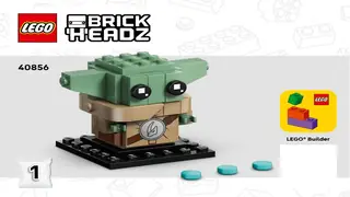 LEGO BrickHeadz 40856 The Mandalorian and Grogu: Allies & Villains building instructions