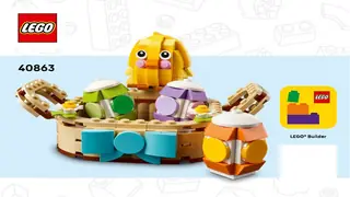 LEGO Seasonal 40863 Easter Egg Basket building instructions