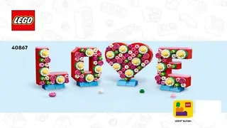 LEGO Seasonal 40867 Love Letters building instructions