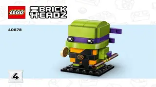 LEGO BrickHeadz 40878 Teenage Mutant Ninja Turtles Figures building instructions