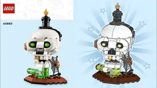 LEGO Seasonal 40883 Halloween Skull Candle building instructions