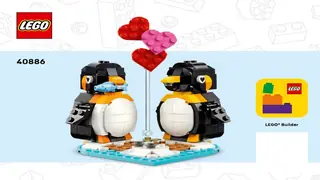 LEGO Seasonal 40886 Penguins in Love building instructions