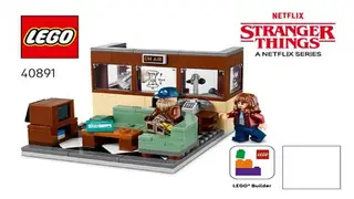 LEGO Icons 40891 Stranger Things: WSQK Radio Station building instructions