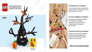 LEGO Creator 40900 Scary Haunted Tree building instructions