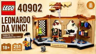 LEGO Promotional 40902 Tribute to Leonardo da Vinci building instructions