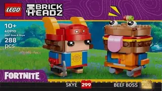 LEGO BrickHeadz 40910 Beef Boss & Skye building instructions