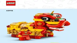 LEGO Seasonal 40915 Lion Dance building instructions