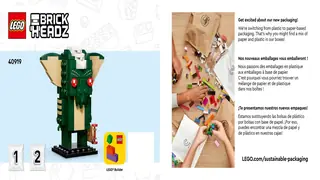LEGO BrickHeadz 40919 Gremlins: Gizmo and Stripe Figures building instructions