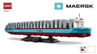 LEGO Miscellaneous 40955 Maersk Dual-Fuel Container Vessel building instructions