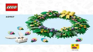 LEGO Seasonal 40957 Spring Wreath building instructions