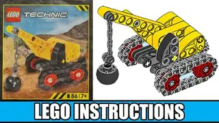 LEGO Technic 412401 Wrecking Ball Crane building instructions