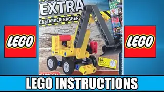 LEGO Technic 412504 Wheeled Excavator building instructions