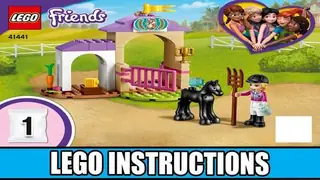 LEGO Friends 41441 Horse Training and Trailer building instructions