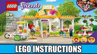 LEGO Friends 41444 Heartlake City Organic Cafe building instructions