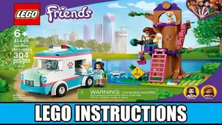 LEGO Friends 41445 Vet Clinic Ambulance building instructions