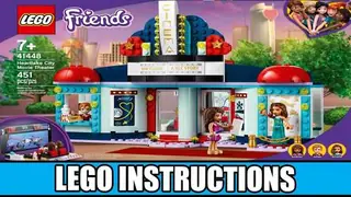 LEGO Friends 41448 Heartlake City Movie Theatre building instructions