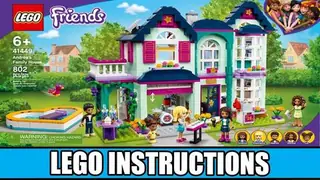 LEGO Friends 41449 Andrea's Family House building instructions