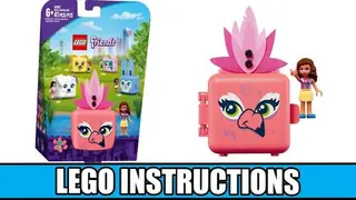 LEGO Friends 41662 Olivia's Flamingo Cube building instructions