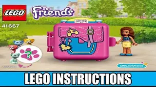 LEGO Friends 41667 Olivia's Gaming Cube building instructions