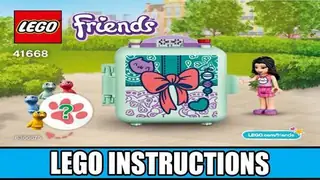 LEGO Friends 41668 Emma's Fashion Cube building instructions