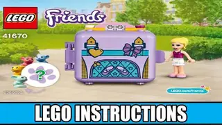 LEGO Friends 41670 Stephanie's Ballet Cube building instructions