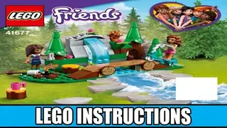 LEGO Friends 41677 Forest Waterfall building instructions
