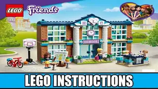 LEGO Friends 41682 Heartlake City School building instructions